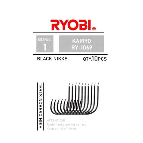 Ryobi Kairyo RY-1069 Black Nickel Olta İğnesi ürün görseli 1
