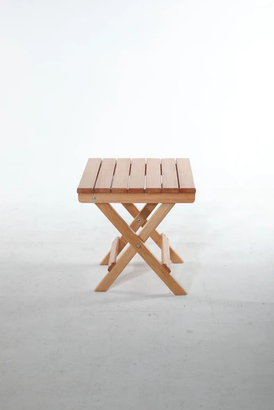 WoodenWorker Katlanır Sehpa Ahşap - Resim 2