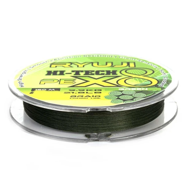 Ryuji Hi-Tech x8 Green İp Misina 150mt - Resim 3