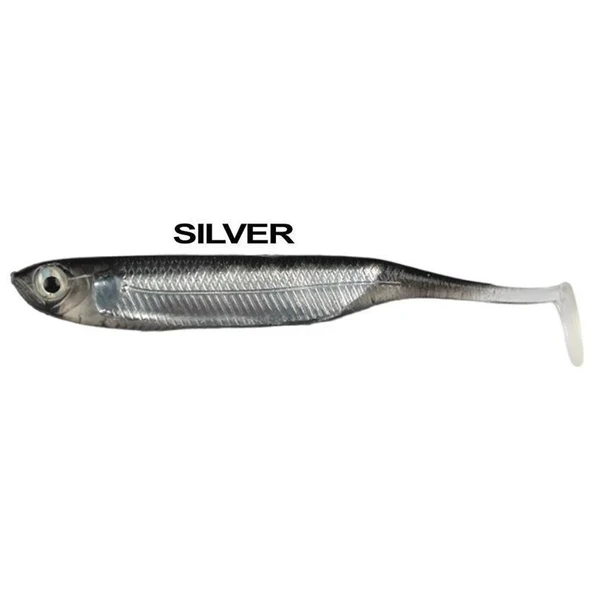 Ryuji Real Fish 8cm Silikon Yem [5 Adet] - Resim 2