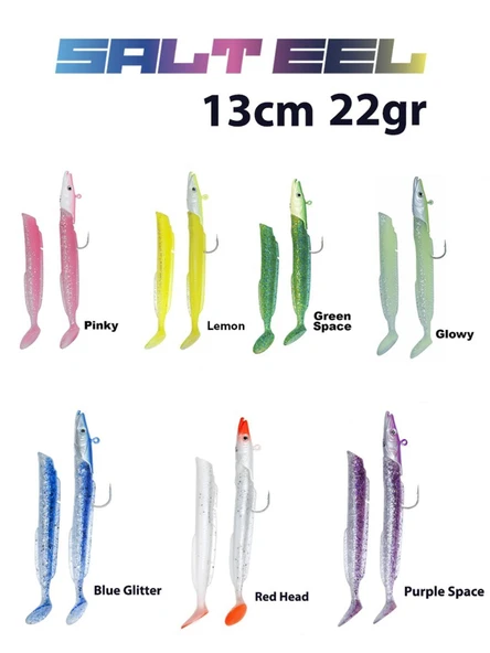 Fujin Salt Eel 13cm 22gr x2 Silikon Yem - Resim 2