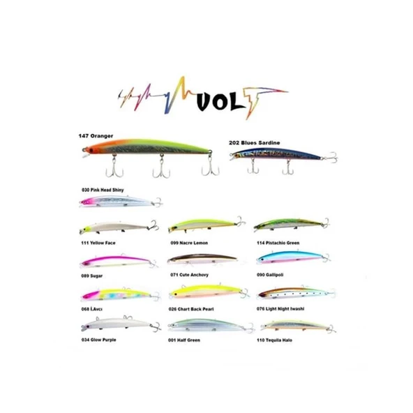 Fujin Volt VL125S 14gr 12.5cm Slow Sinking Maket Balık ürün görseli 1