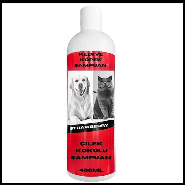 Uyguna-Yakala Çilek Kokulu Kedi Ve Köpek Şampuanı 400 Ml-CL.212 ürün görseli 1
