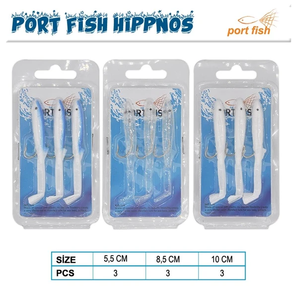 Portfish Hippnos 5,5cm Raglou Silikon Yem - Resim 2