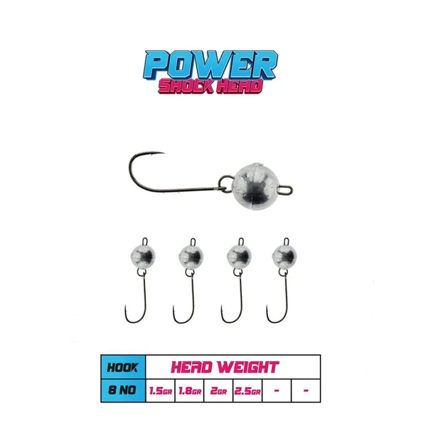 Fujin Power Shockhead #8 Hareketli Jighead ürün görseli 1