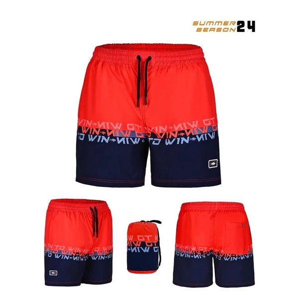 Fujin Pro Angler Short Mayo Scarlet Dark Navy ürün görseli 1
