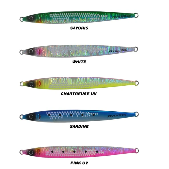 Ryuji Vertical UV Jig Yem  CHARTREUSE 40 Gr - Resim 3