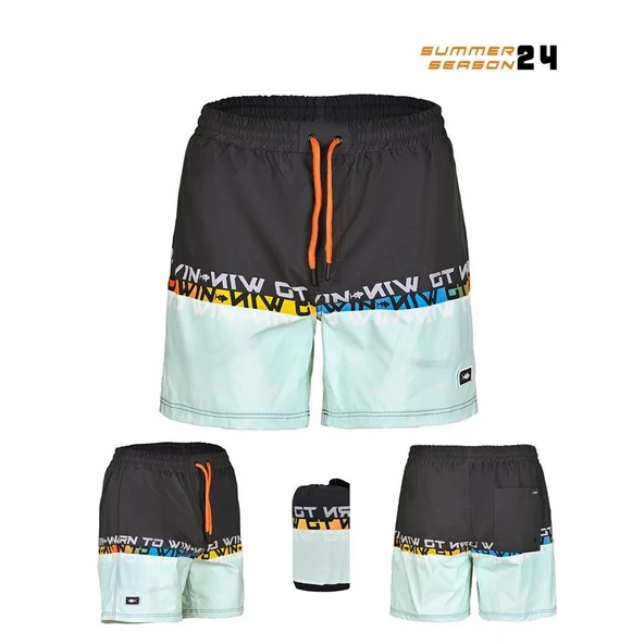 Fujin Pro Angler Short Mayo Anthracite Turquoise ürün görseli 1