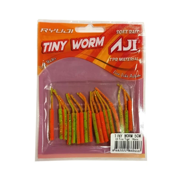 Ryuji Tiny Worm TPR 5cm Silikon Yem - Resim 12