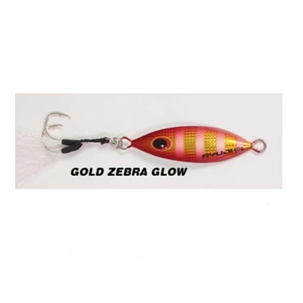 Ryuji Slow King Jig Yem  Gold Zebra Glow 40 Gr ürün görseli 1