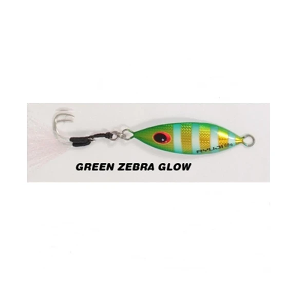 Ryuji Slow King Jig Yem  Green Zebra Glow 60 Gr ürün görseli 1