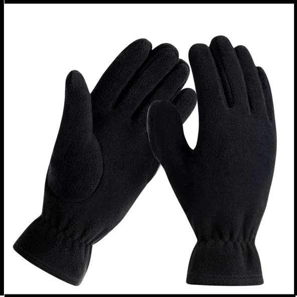 Uyguna-Yakala  Siyah Polar Eldiven - Unisex - 4002-S ürün görseli 1