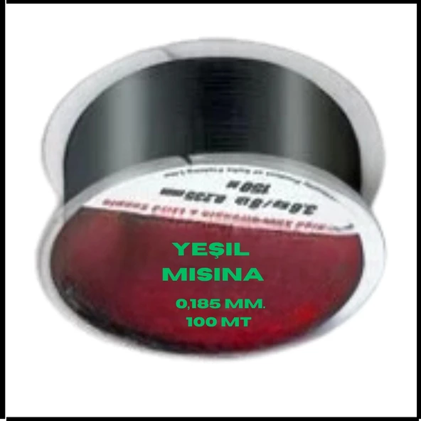 Uyguna-Yakala 0,185 Mm.100 Mt. Yeşil Misina-MAK.227 ürün görseli 1