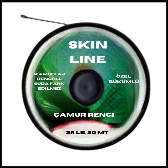 Uyguna-Yakala 25 Lb, 20 Mt Deri Astar-çamur Rengi-OM.053 ürün görseli 1