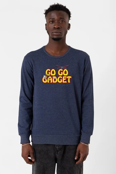Inspector Gadget Go Go Gadget indigo Erkek 2ip Sweatshirt ürün görseli 1