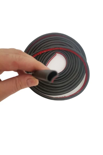 Birben Araç Bantlı D Fitil Yapışkanlı D Fitili Kapı Oto Bagaj Fitili 5 Metre ürün görseli 1