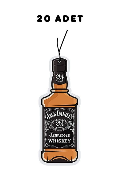Birben 20 Adet Jack Daniels Tasarımlı Premium Oto Araç Kokusu Ve Aksesuarı ürün görseli 1
