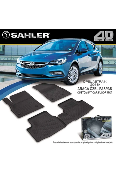 Sahler Opel Astra K Hb 2018 Havuzlu Paspas 4.5d Tam Uyumlu ürün görseli 1