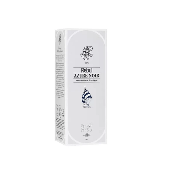 Rebul Azure Noir Spreyli Pet Şişe Kolonya 125 ml ürün görseli 1
