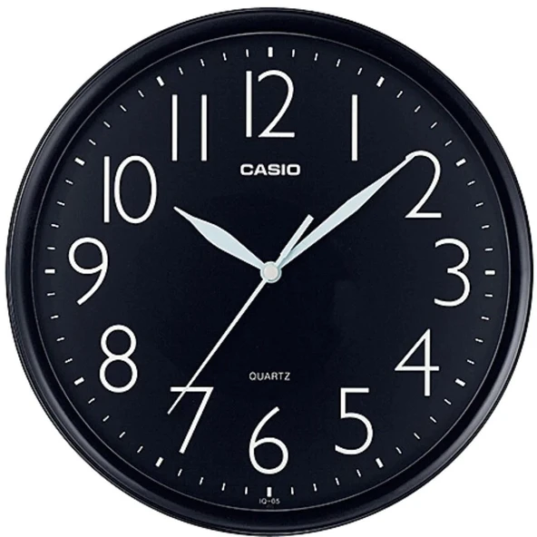 CASIO IQ-05-1DF SİYAH 24CM DUVAR SAATİ ürün görseli 1