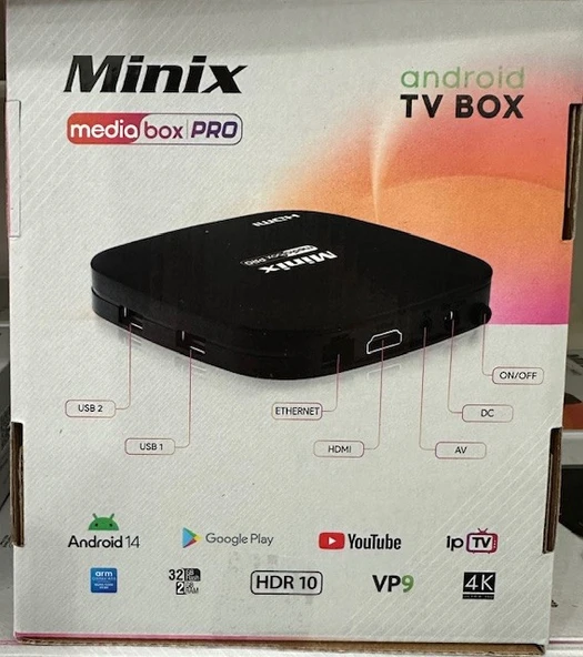 Next Minix MediaBox Pro 32 GB 4K Android TV Box - Resim 6