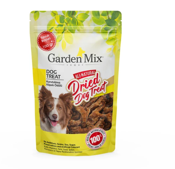 Garden Mix Kurutulmuş Tavuk Boyun 100 Gr ürün görseli 1