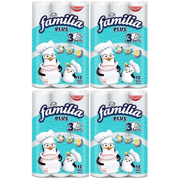 Familia Kağıt Havlu Plus 48 Li Pk (3 Katlı) (4PK*12) ürün görseli 1