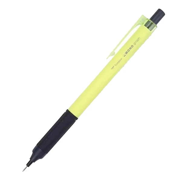 Tombow Mono Graph Lite Mekanik Kursun Kalem 0,5Mm Blisterli Neon Sari ürün görseli 1