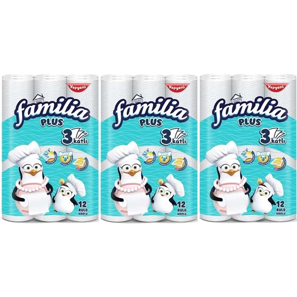 Familia Kağıt Havlu Plus 36 Lı Pk (3 Katlı) (3PK*12) ürün görseli 1