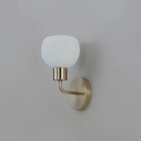 Rsylight Metal Modern Eskitme Kaplama Opal Camlı Dekoratif Rustik Duvar Aplik ürün görseli 1