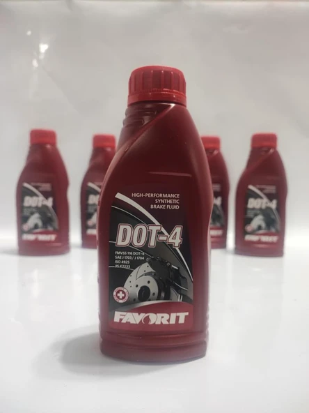 FAVORIT HİDROLİK FREN YAĞI DOT4 1 KOLİ 490 gr X 20 adet ürün görseli 1