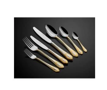 Lamedore Elegance Yarım Gold 89 Parça Çatal Bıçak Seti 1chj-002G ürün görseli 1
