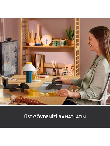 Logitech Lift Kablosuz Ergonomik Dikey Mouse 910-006473 - Resim 4