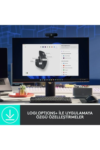 Logitech MX Master 3S Kablosuz Mouse Siyah 910-006559 - Resim 5