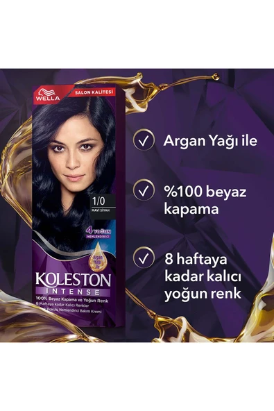 Koleston Intense Saç Bayası 1.0 Mavi Siyah ürün görseli 1