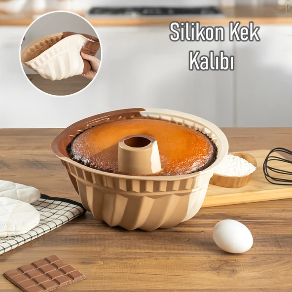 Porsima 193 Silikon Kek Kalıbı, Tart Kalıbı 23 cm Gıda ile Temasa Uygun ürün görseli 1