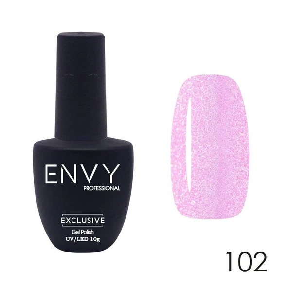 Envy Kalıcı Oje Exclusive Seri Parıltılı Şeker Pembe Nude 10gr No:102 ürün görseli 1