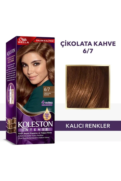 Koleston Intense Saç Bayası 6.7 Çıkolata Kahve ürün görseli 1