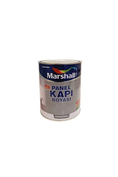 Marshall Solvent Bazlı Panel Kapı Boyası 0,75 lt Beyaz ürün görseli 1