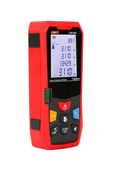 Uni-t M100A 100 Metre Lazer Metre - Resim 6