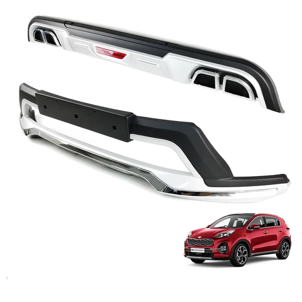 Kia Sportage Ön ve Arka Tampon Koruma Difüzör Seti 2019-2021 ürün görseli 1