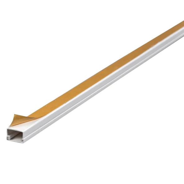 Kablo Kanalı 25x16 mm 2 Metre Yapışkan Bantlı 4 Adet ürün görseli 1