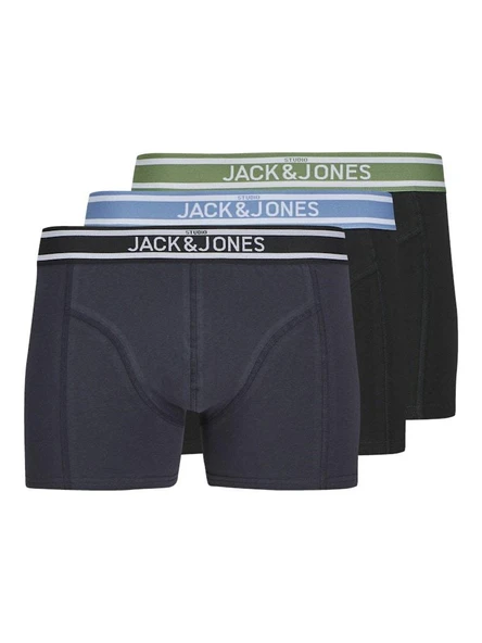 Jack Jones Teddy Solıd 3 Lü Paket Erkek Boxer 12272108 ürün görseli 1