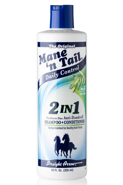Mane'n Tail Kepek Karşıtı 2'si 1 Arada Günlük Şampuan ve Saç Kremi 355ML ürün görseli 1