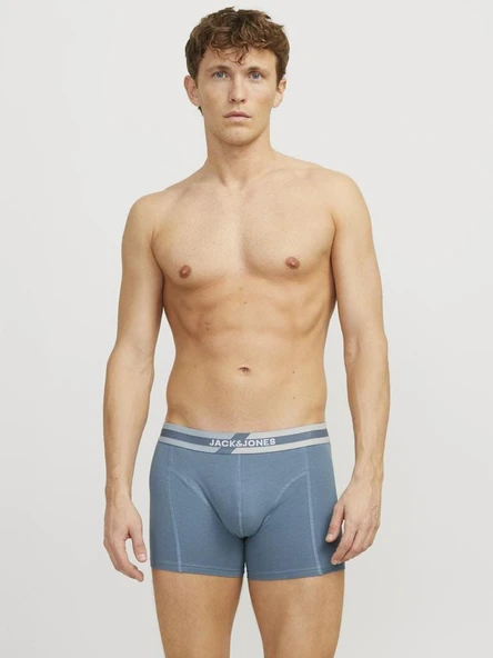 Jack Jones Teve Solıd 3 Lü Paket Erkek Boxer 12268486 - Resim 2