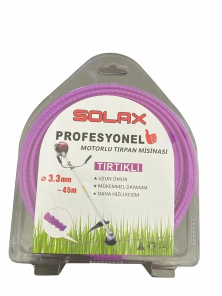 Solax Tırtıklı Tırpan Misinası 3,3 mm 45 Metre ürün görseli 1