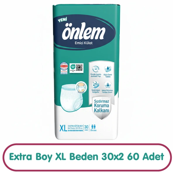 Önlem Emici Külot Xl Beden 30x2 60 Adet ürün görseli 1