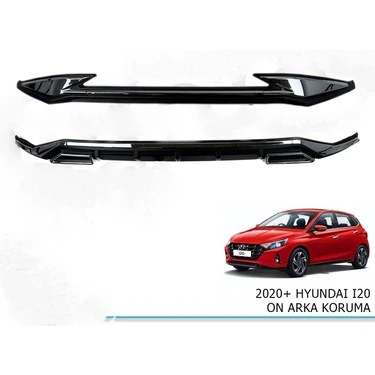 Hyundai i20 Uyumlu Ön Arka Tampon Koruma ürün görseli 1