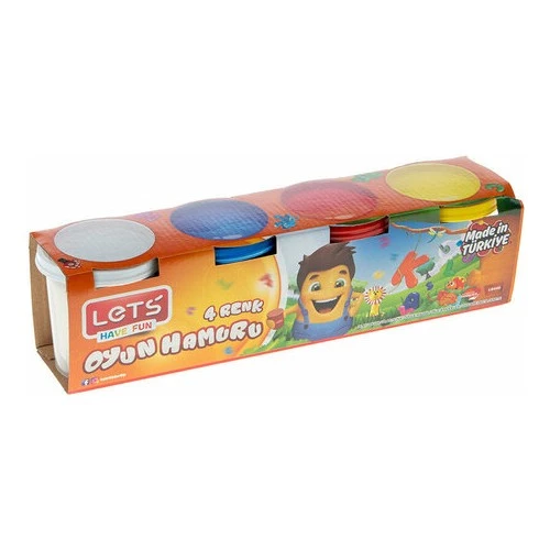 Lets Oyun Hamuru 4 Renk ürün görseli 1