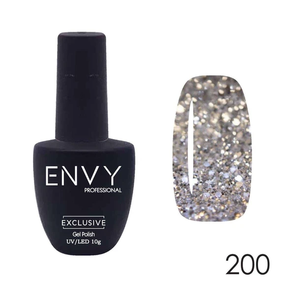 Envy Kalıcı Oje Exclusive Parlak Simli Gold Silver 10gr No:200 ürün görseli 1